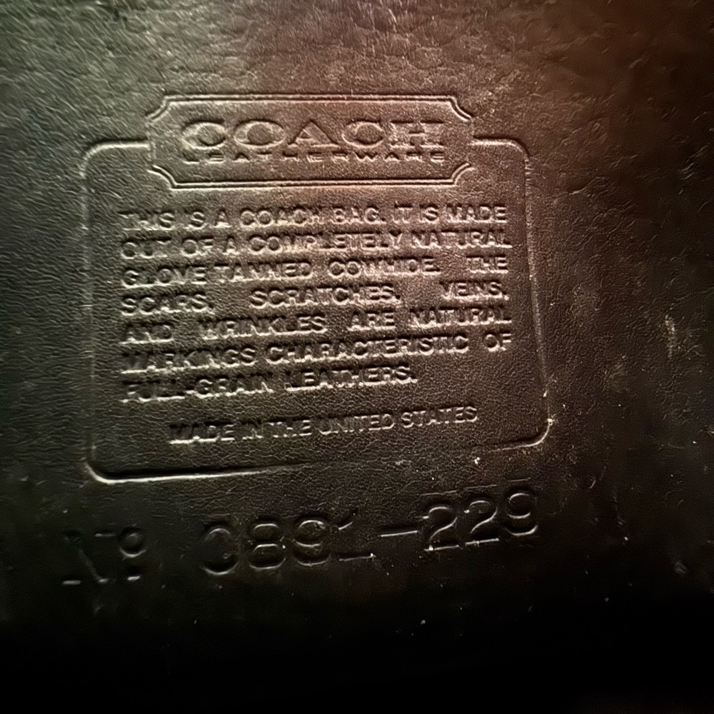 Vintage Coach Court top handle bag - Picture 4 of 11